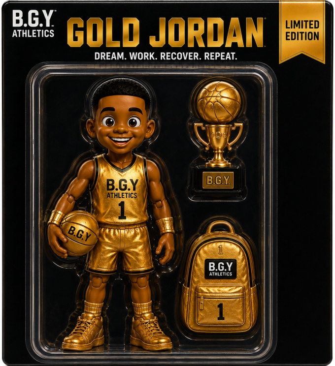 Gold Jordan Toy